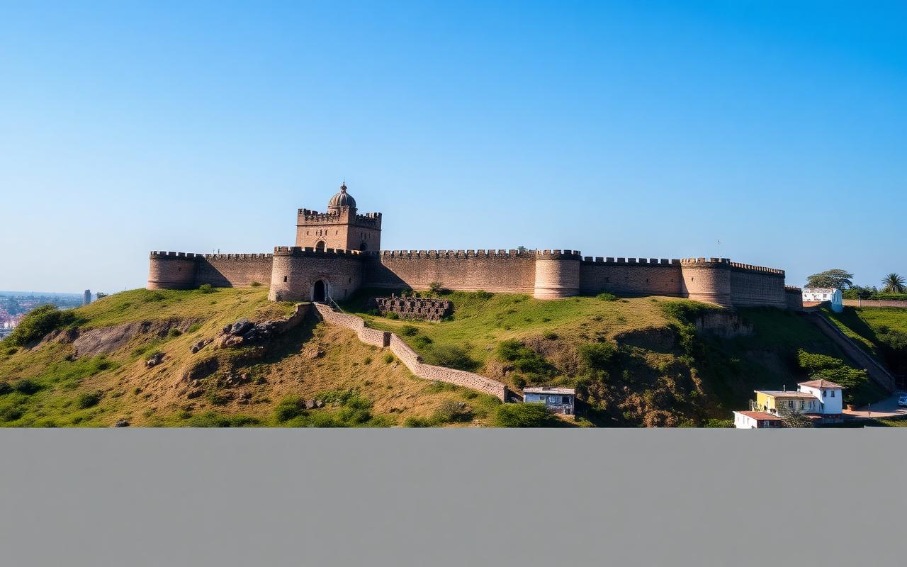 Fortaleza histórica sobre a cidade de Luanda (imagem ilustrativa).